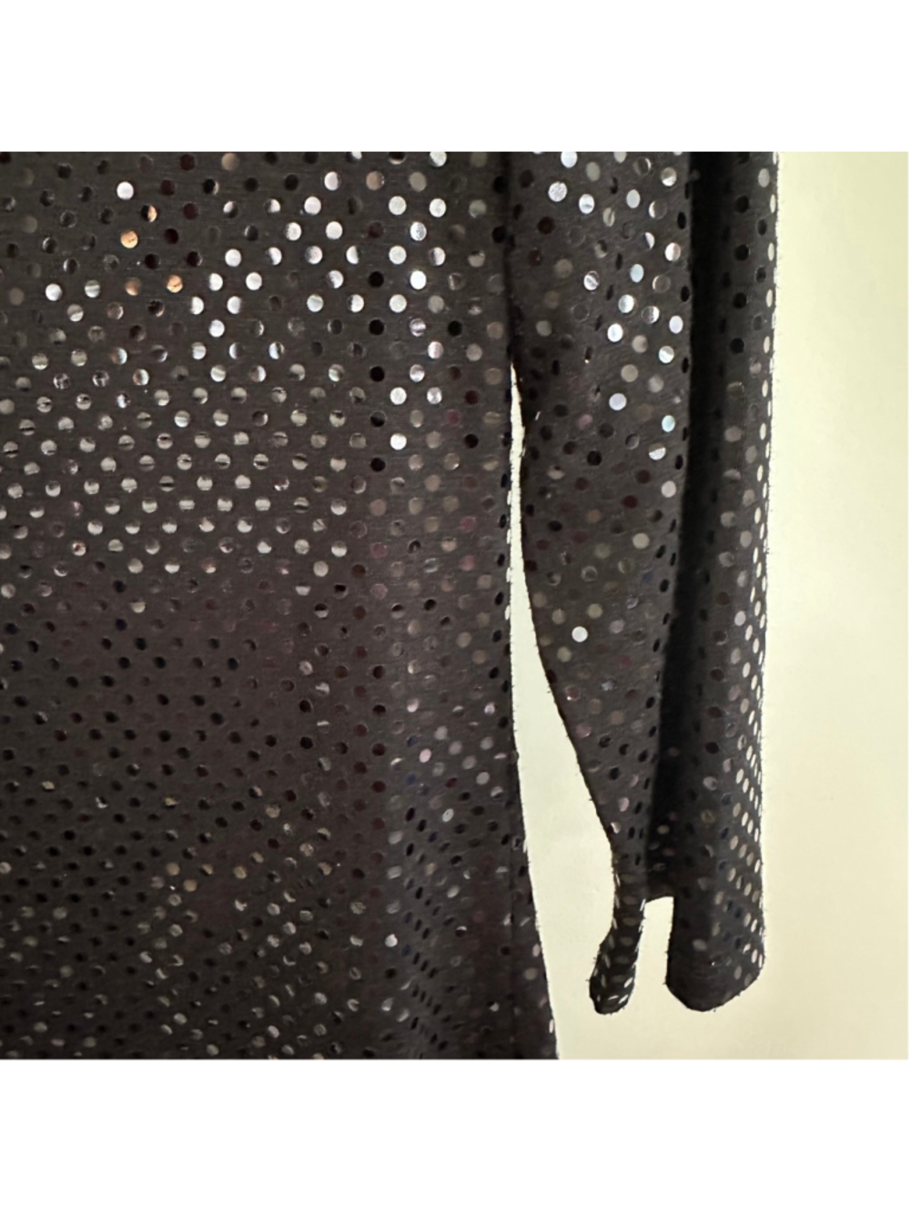 Express Women Sequin Dress Size S Black Y2K Vintage - Picture 5 of 12